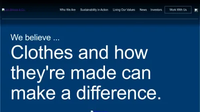 Screenshot preview of levistrauss.com