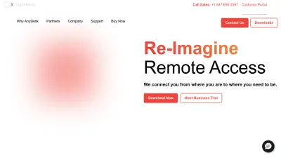 Screenshot preview of anydesk.com