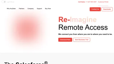 Screenshot of Anydesk.com
