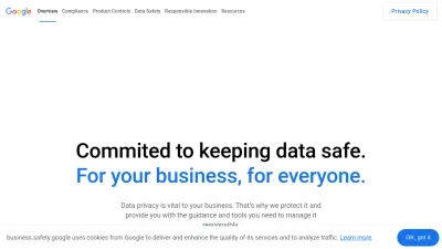 Screenshot of Business.safety.google