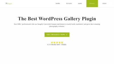 Screenshot preview of imagely.com