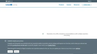 Screenshot of Learning.linkedin.com