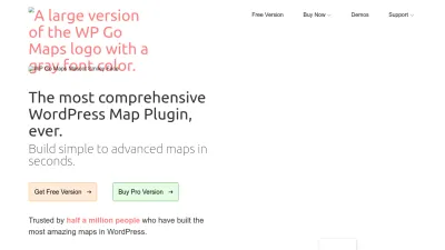 Screenshot of Wpgmaps.com