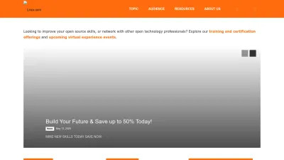 Screenshot of Linux.com