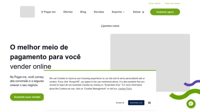 Screenshot preview of pagar.me