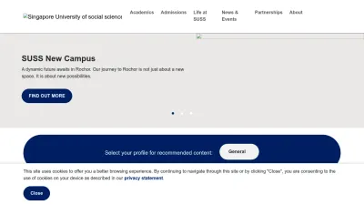 Screenshot preview of suss.edu.sg