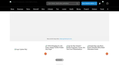 Screenshot of Kompas.com