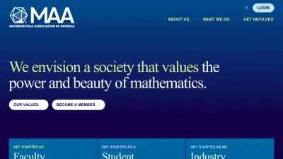 Screenshot of Maa.org