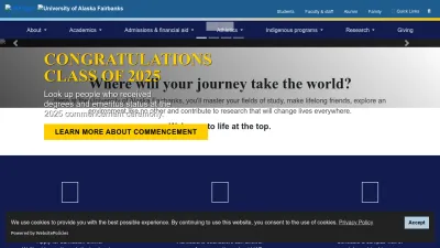 Screenshot preview of uaf.edu
