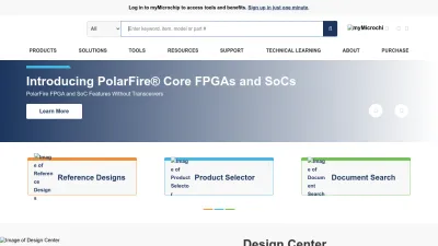 Screenshot preview of microchip.com