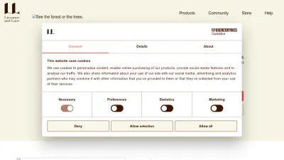 Screenshot of Literatureandlatte.com