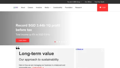 Screenshot of Dbs.com