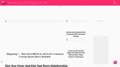 Screenshot of Koreaboo.com