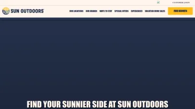 Screenshot of Sunoutdoors.com