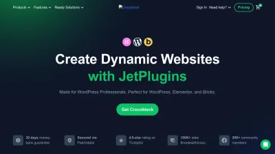 Screenshot preview of crocoblock.com
