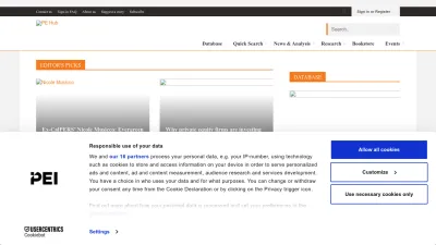 Screenshot of Pehub.com
