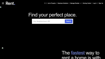 Screenshot preview of rent.com