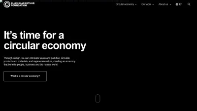 Screenshot preview of ellenmacarthurfoundation.org