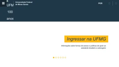Screenshot of Ufmg.br