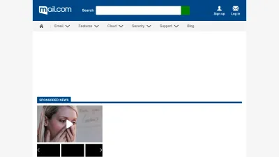 Screenshot of Mail.com