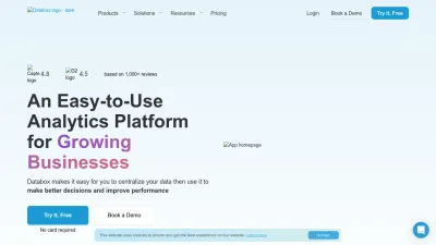 Screenshot of Databox.com