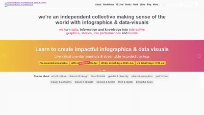 Screenshot of Informationisbeautiful.net