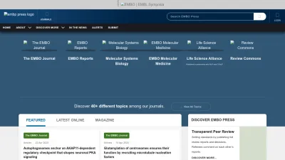 Screenshot of Embopress.org