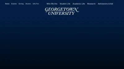 Screenshot preview of georgetown.edu