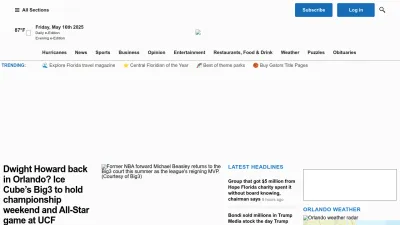 Screenshot of Orlandosentinel.com