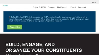 Screenshot of Civicrm.org