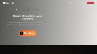 Screenshot of Riotgames.com