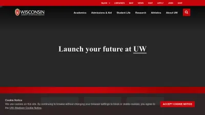 Screenshot preview of wisc.edu