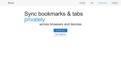 Screenshot of Floccus.org