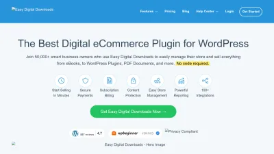Screenshot of Easydigitaldownloads.com