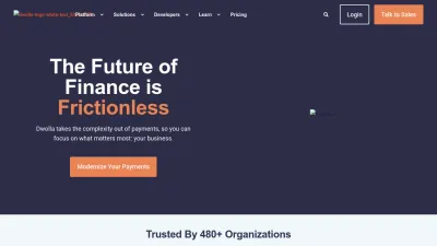 Screenshot preview of dwolla.com