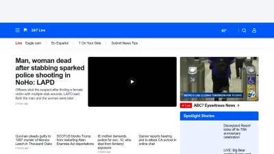 Screenshot of Abc7.com