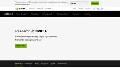 Screenshot of Research.nvidia.com