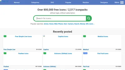 Screenshot of Iconarchive.com