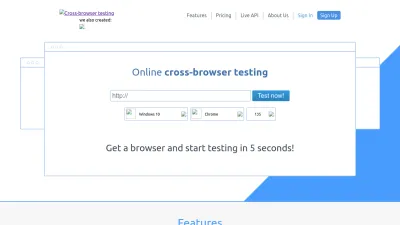 Screenshot of Browserling.com