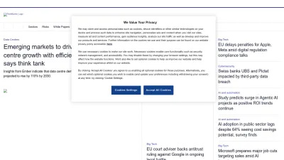 Screenshot preview of techmonitor.ai