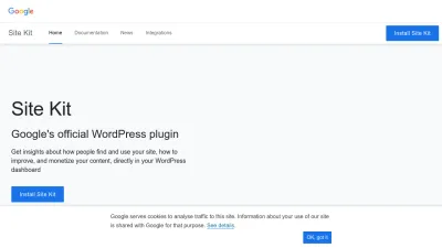 Screenshot of Sitekit.withgoogle.com