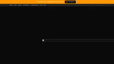 Screenshot of Bitcoinmagazine.com