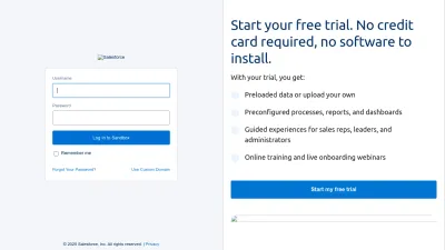 Screenshot preview of test.salesforce.com