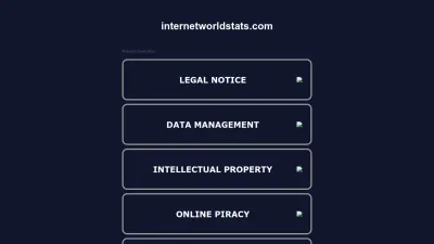 Screenshot of Internetworldstats.com