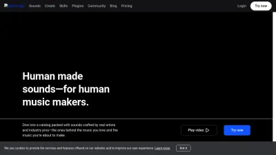 Screenshot preview of splice.com