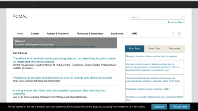 Screenshot of Cmaj.ca