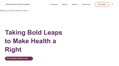 Screenshot of Rwjf.org