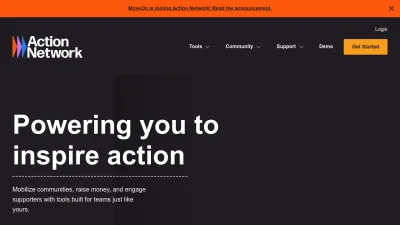 Screenshot of Actionnetwork.org