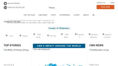 Screenshot preview of cbn.com
