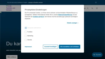 Screenshot of Tk.de